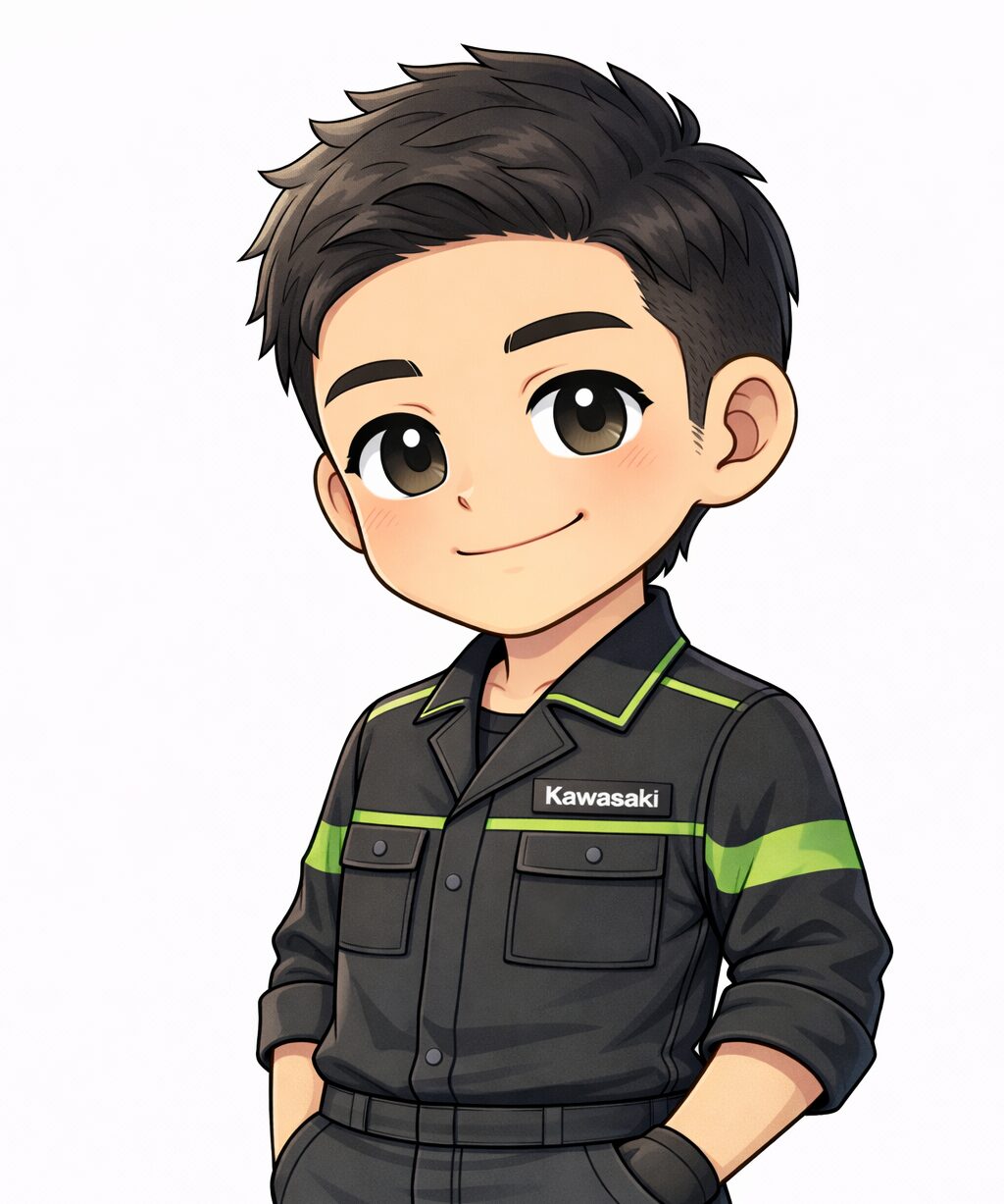 カワサキプラザのメカニック